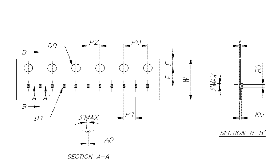 ABK 00.325 x 00.55 x 0.325 W08 P02, (1,000mpr)