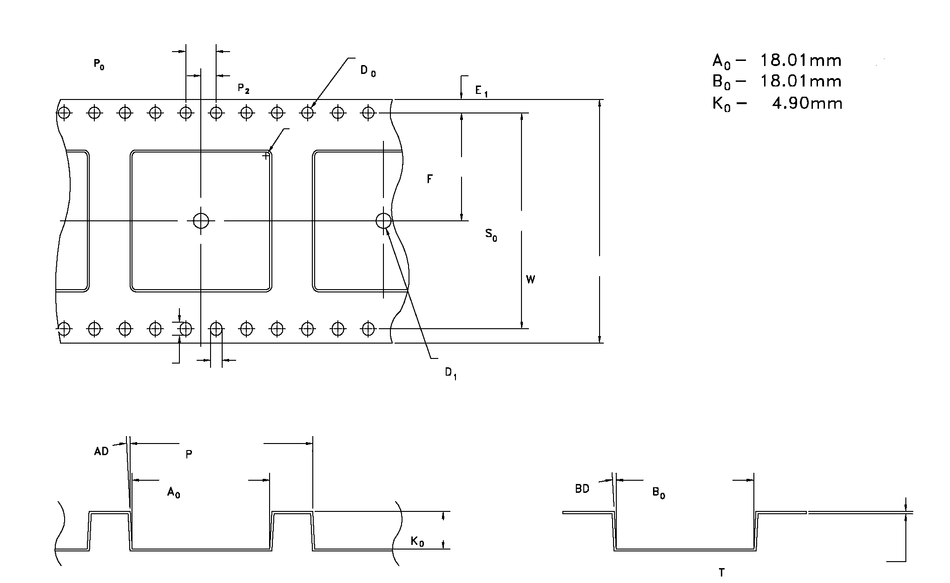 ABK 18.01 x 18.01 x 4.90mm, (40mpr)