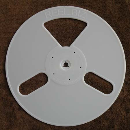 Flange 13in x 16mm for 2-pc Reel.Biz 4in hub White