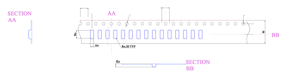 ABK 01.60 x 04.00 x 1.65mm, (126mpr)