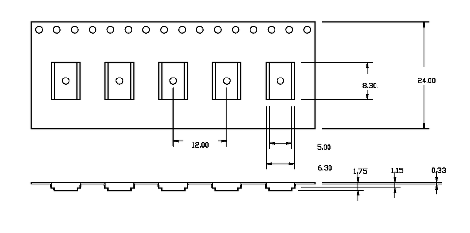 ABK 06.30 x 08.30 x 1.75mm