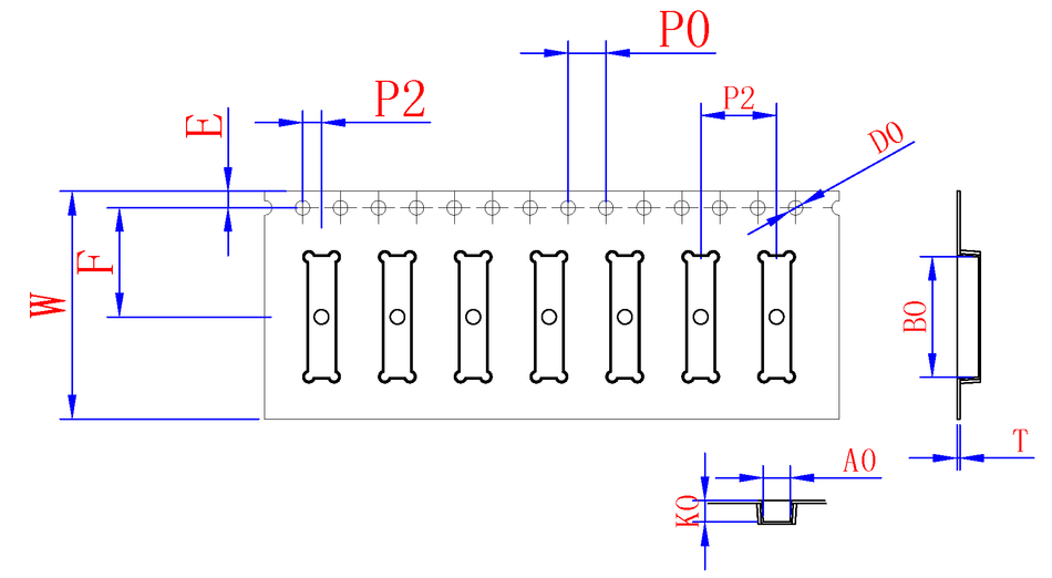 ABK 02.85 x 12.80 x 2.25mm, (80mpr)