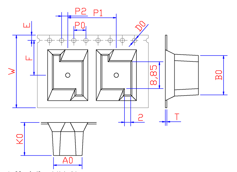 ABK 09.45 x 13.00 x 9.10 W24 P16, (21mpr)