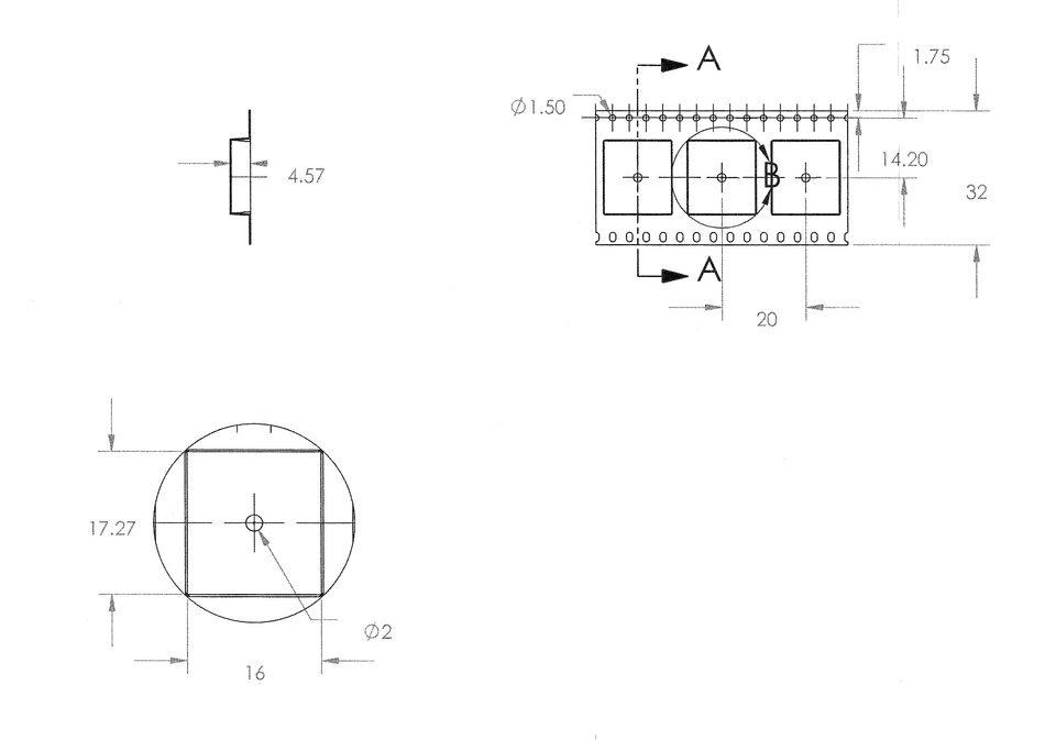 ABK 16.00 x 17.27 x 4.57mm