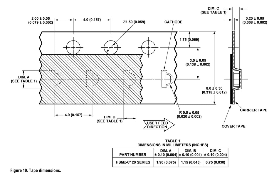 ABK 01.15 x 01.90 x 0.75mm W08 P04
