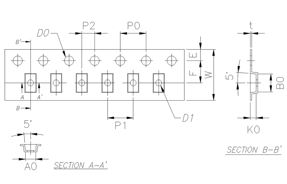 ABK 01.60 x 02.80 x 0.94mm, (1,000mpr)