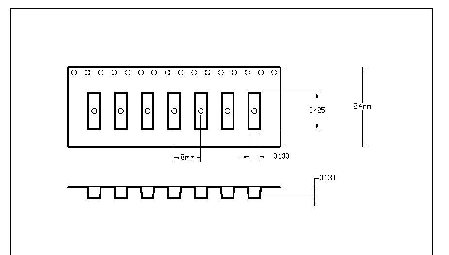 ABK 03.30 x 10.80 x 03.30mm, (64mpr)