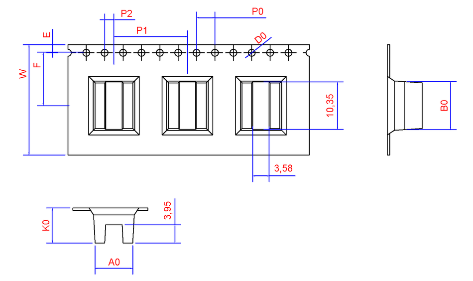 ABK 09.20 x 10.35 x 7.60 W24 P16, (28mpr)