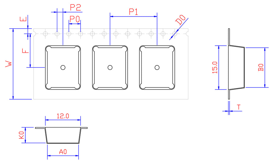 ABK 10.60 x 13.50 x 5.30mm W24 P16, (39mpr)