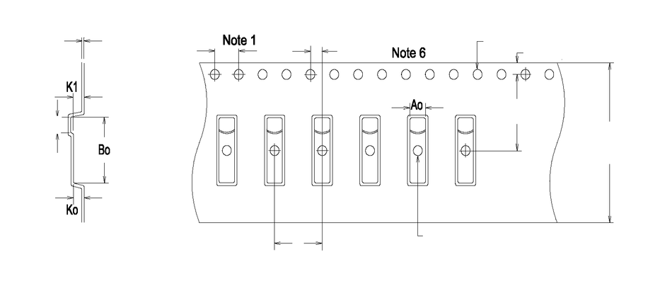 ABK 02.55 x 09.80 x 02.25mm