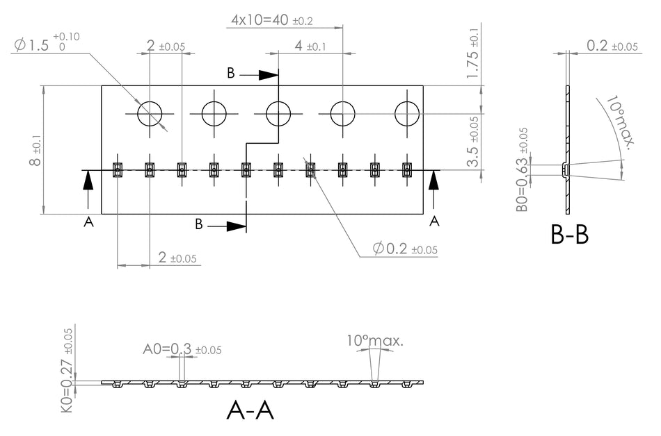 ABK 00.30 x 00.63 x 00.27mm W08 P02