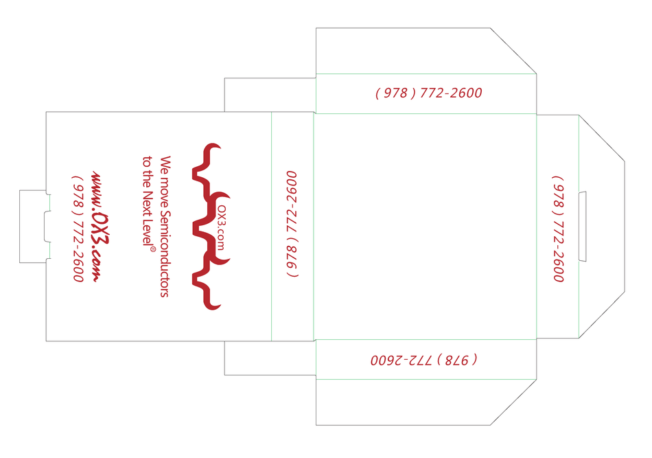 Box Pizza 07.25 x 07.25 x 1.125 w/ Logo