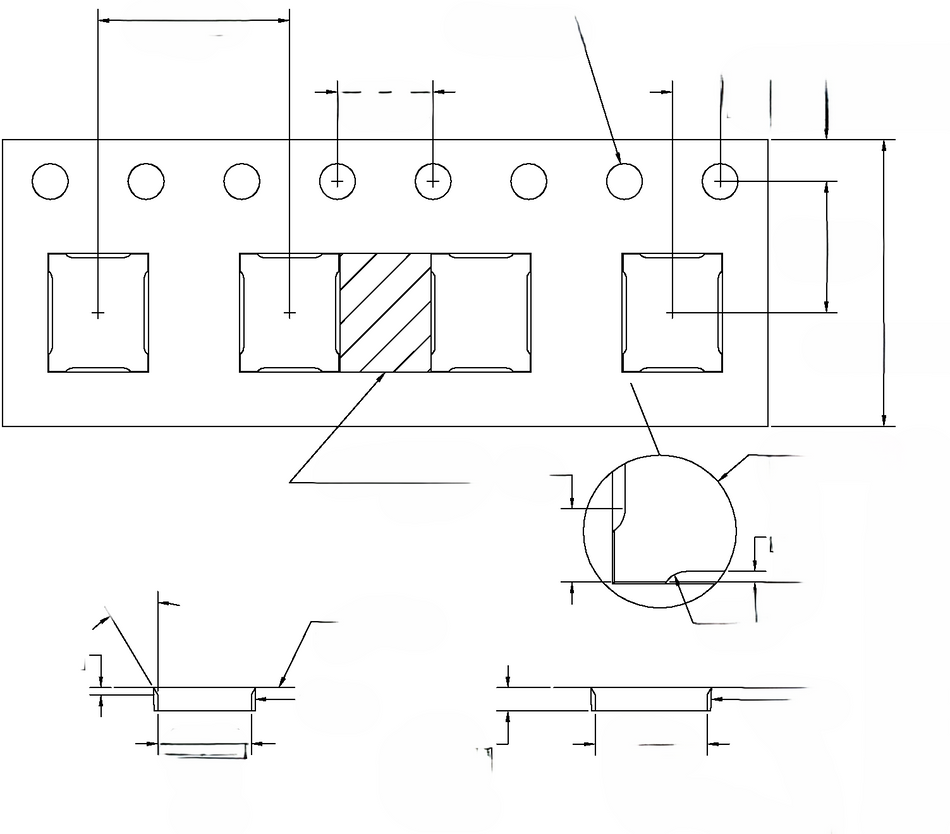 ABK 03.84 x 04.60 x 00.97mm W12 P08