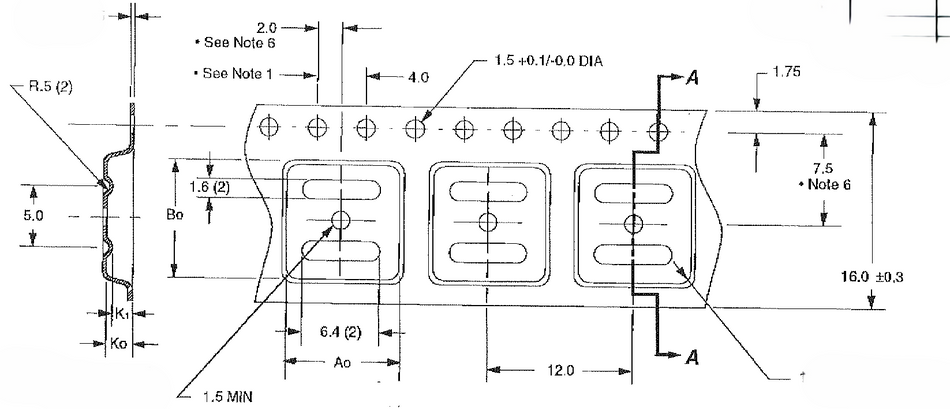 ABK 09.30 x 09.30 x 02.20mm W16