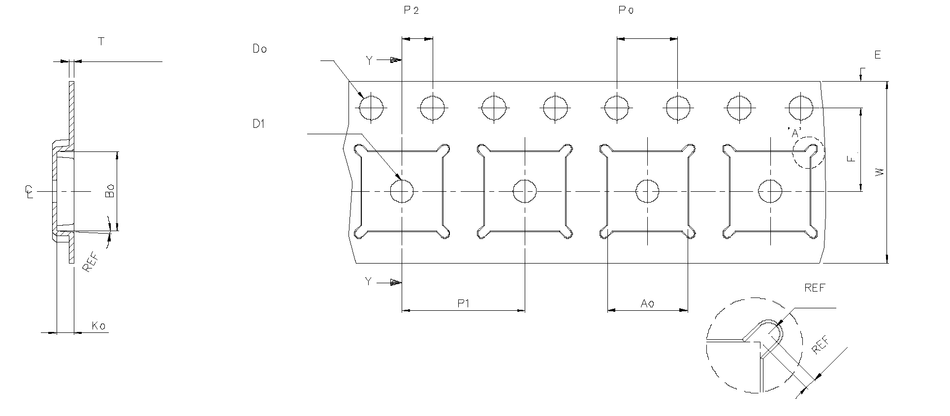 ABK 05.25 x 05.25 x 1.10mm, (159mpr)