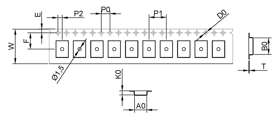 ABK 05.60 x 07.60 x 1.90mm, (100mpr)