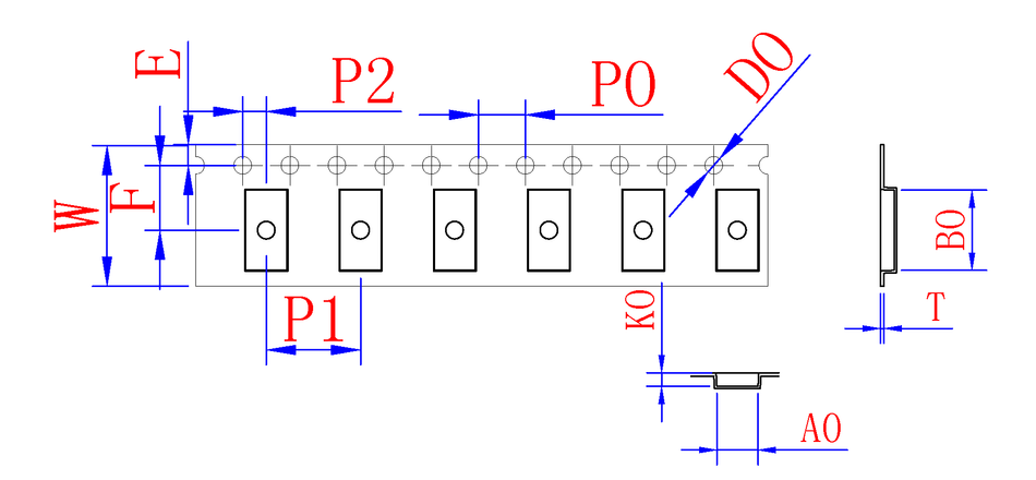 ABK 03.50 x 06.80 x 01.15mm W12 P08, (133mpr)