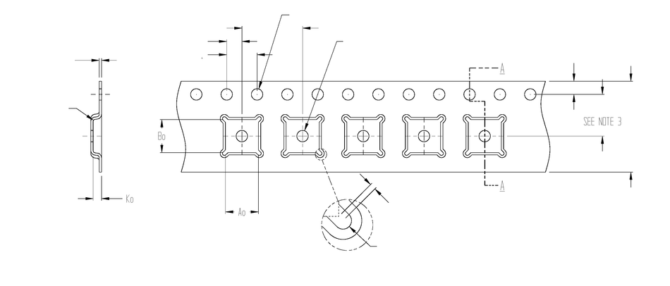 ABK 04.35 x 04.35 x 01.10mm, (370mpr)